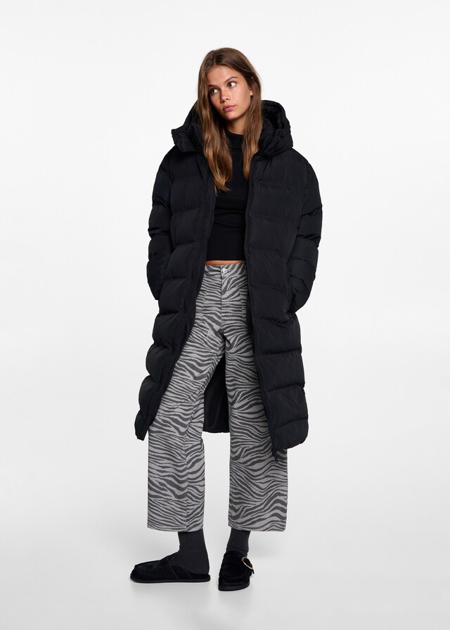 Mango Langer Steppanorak Vatertagsangebot