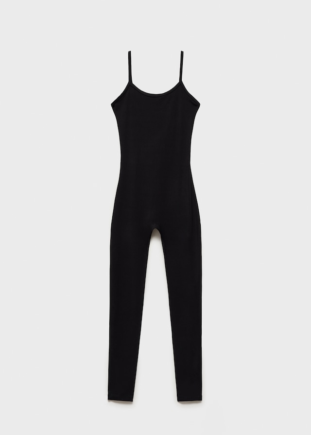 Mango Eng anliegender Sport-Jumpsuit Valentinstagsangebot