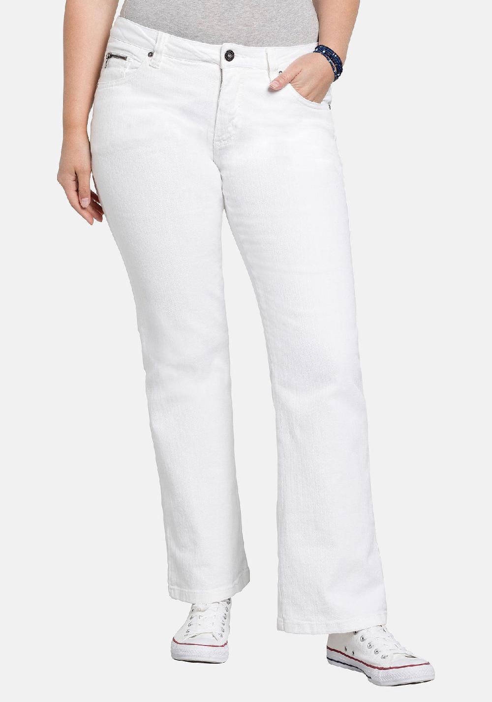 sheego Jeans in 5-Pocket-Form mit Used-Effekten Fabrikpreis