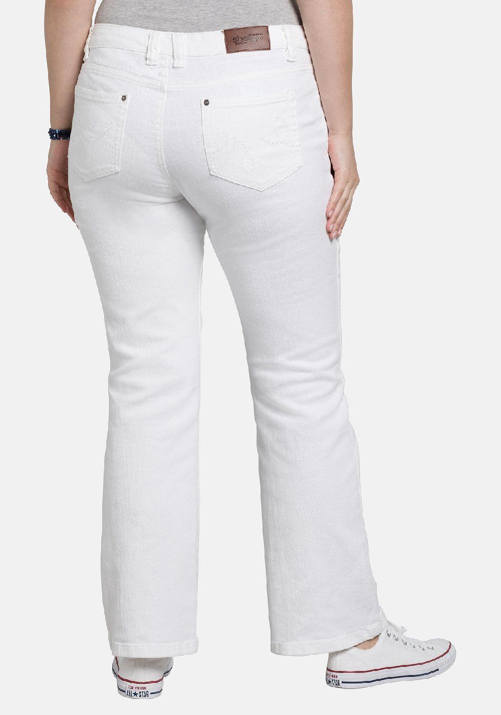 sheego Jeans in 5-Pocket-Form mit Used-Effekten Fabrikpreis