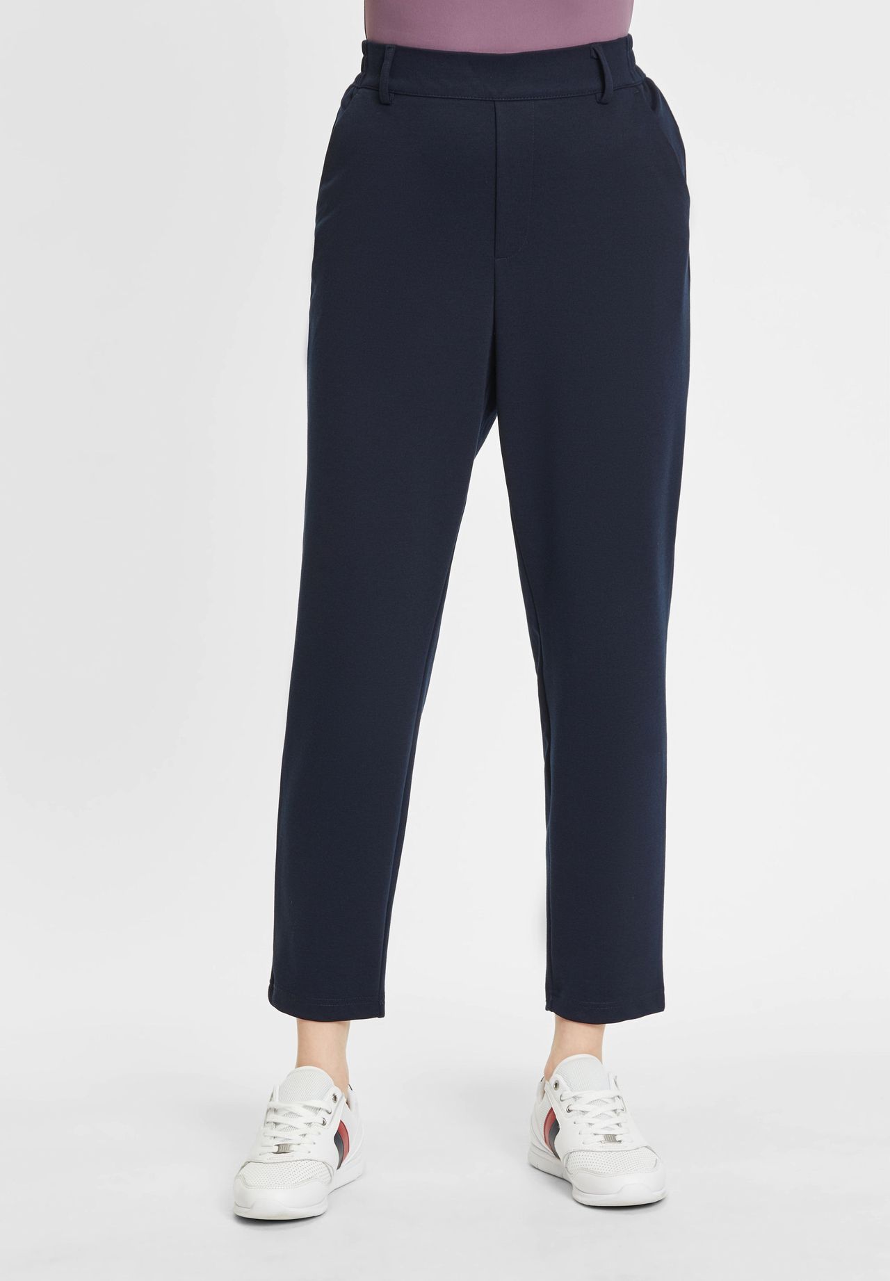 DENIM TOM TAILOR Chinohose Elastikbund Relaxed Fit für Damen Rabatt
