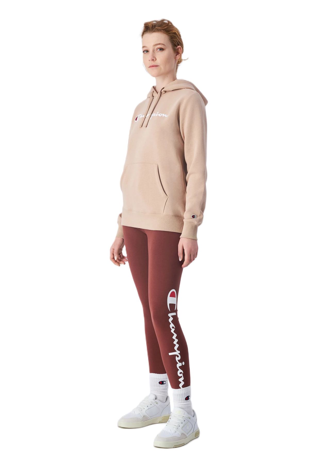 Champion® Hoodie "Icons" Logo-Stickerei für Damen Flash Sale
