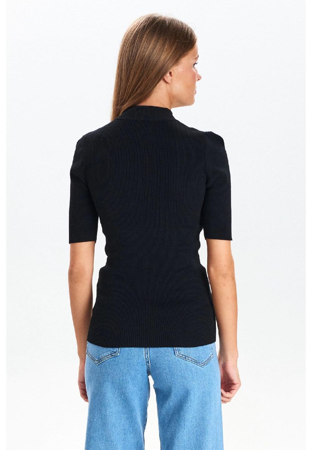 Nümph T-Shirt Rippstruktur Halbarm für Damen Saisonschlussverkauf