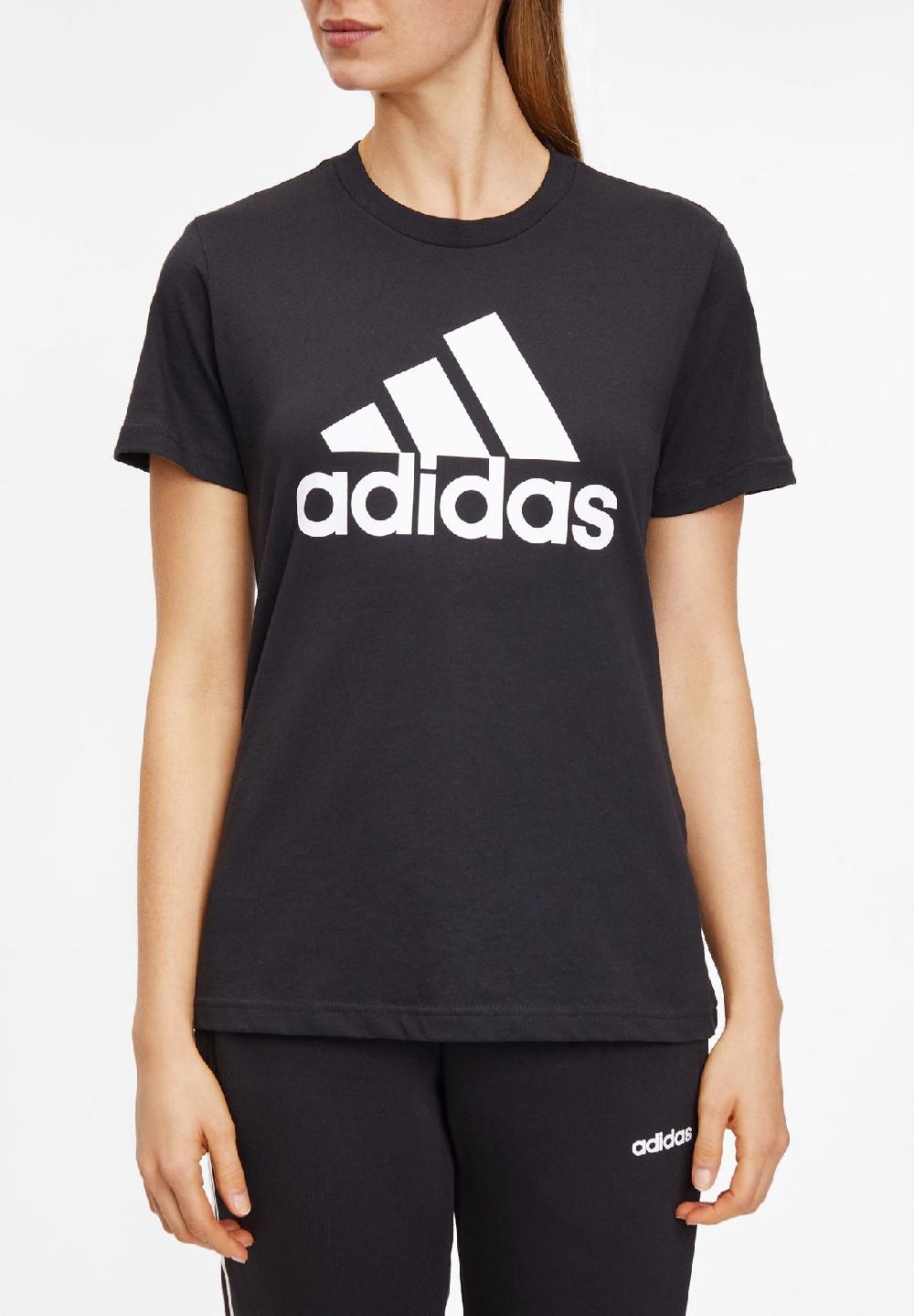 adidas T-Shirt Baumwolle Logo-Print für Damen Black Friday