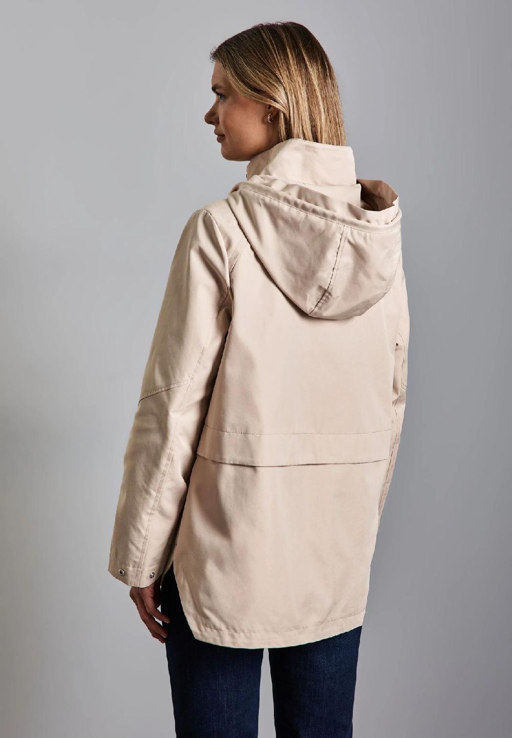 Street One Parka verdeckter Reißverschluss Stehkragen für Damen Weihnachtsangebot