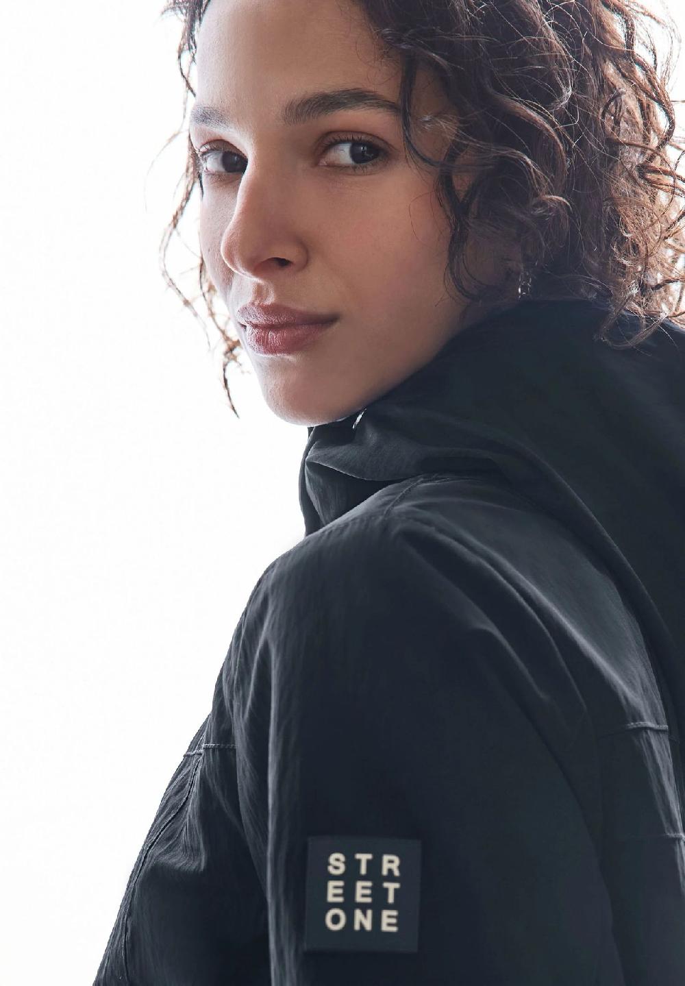 Street One Windbreaker verdeckter Reißverschluss Patch für Damen Muttertagsangebot