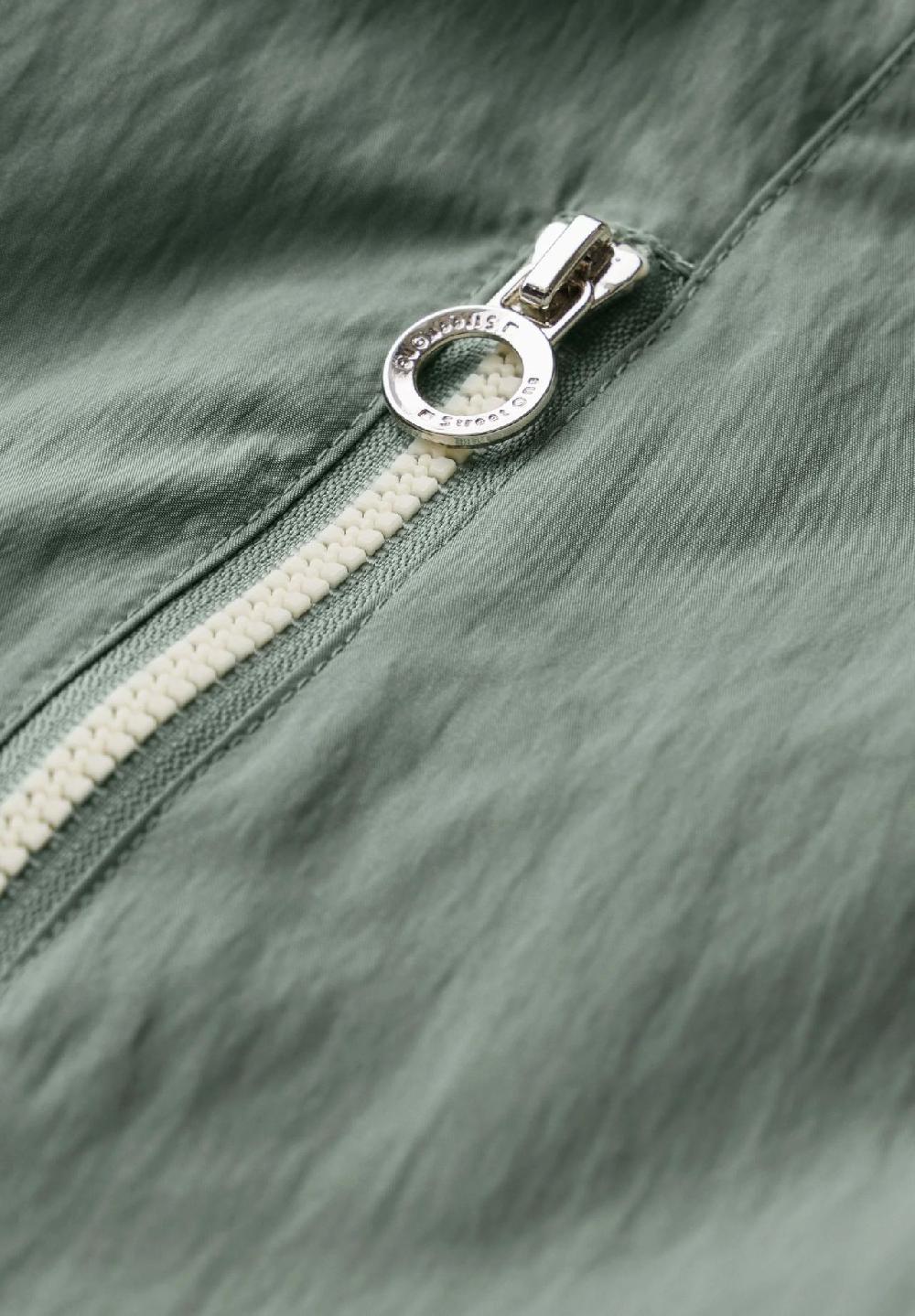 Street One Windbreaker verdeckter Reißverschluss Patch für Damen Vatertagsangebot