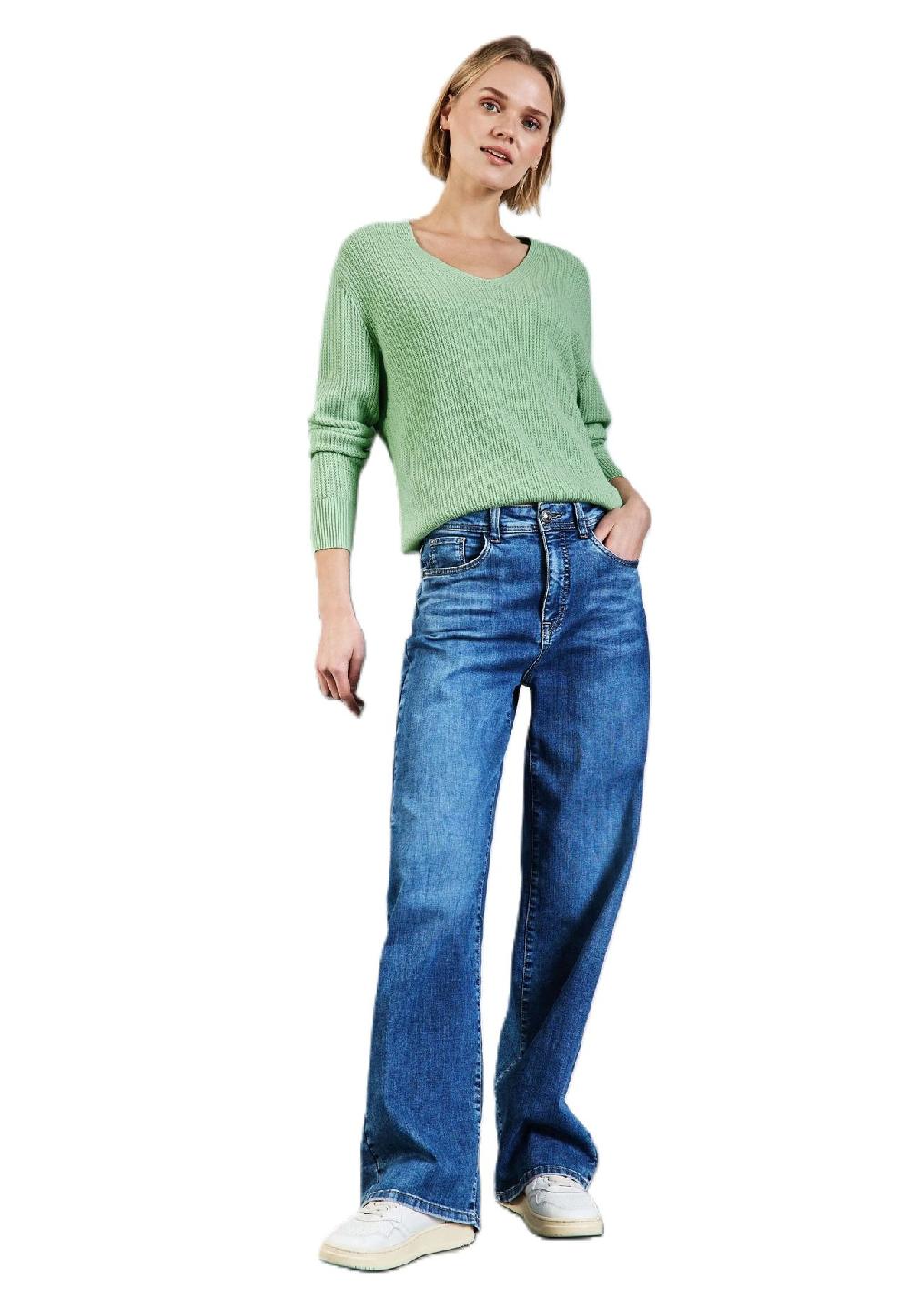 Street One Strickpullover V-Ausschnitt für Damen Jubiläumsangebot