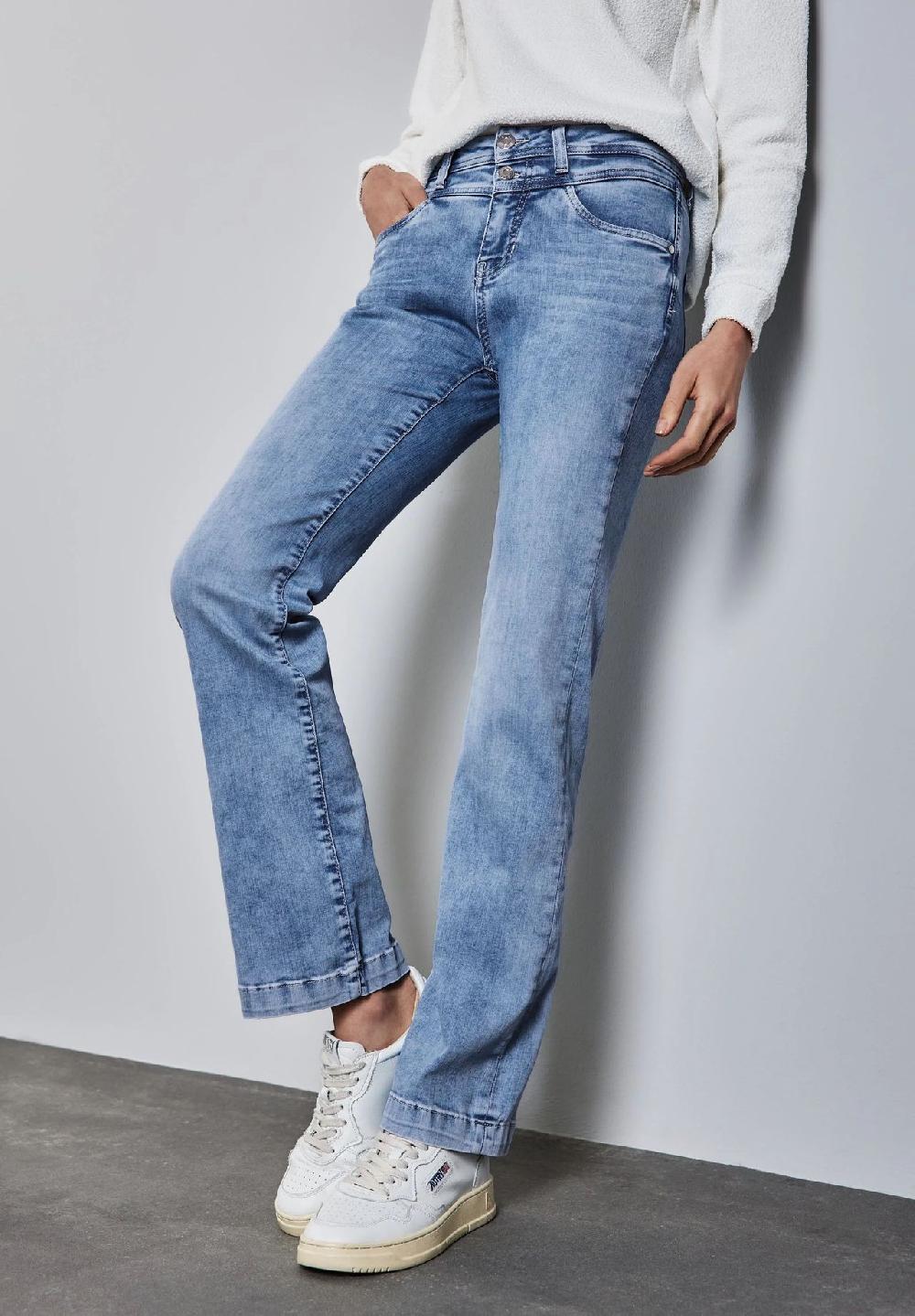 Street One Jeanshose "Style Q" Five-Pocket für Damen Lagerräumung