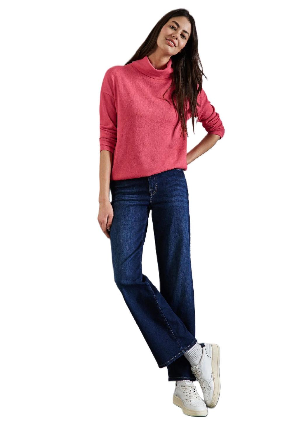 Street One Sweatshirt überschnittene Schultern für Damen Top Angebot