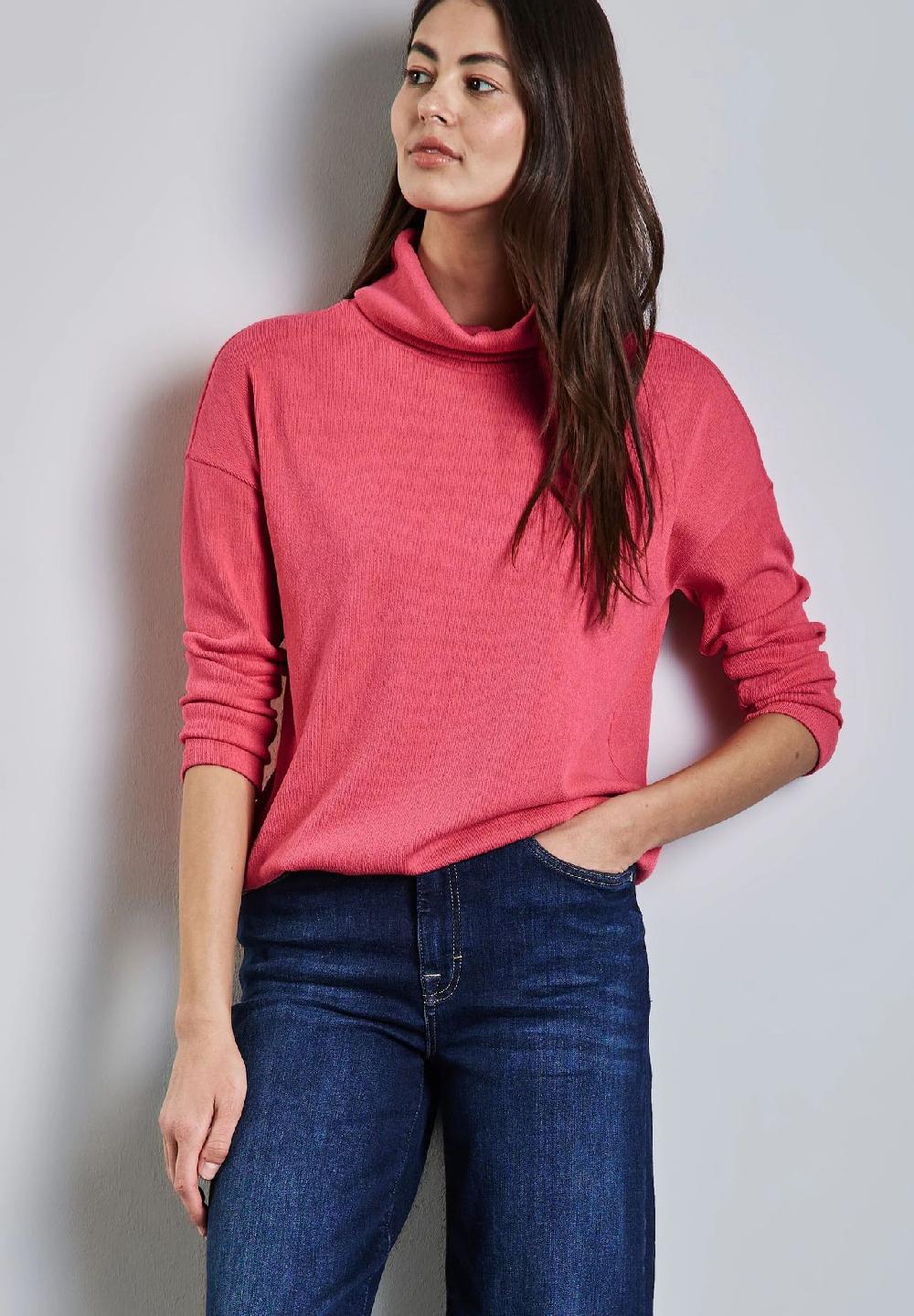 Street One Sweatshirt überschnittene Schultern für Damen Top Angebot