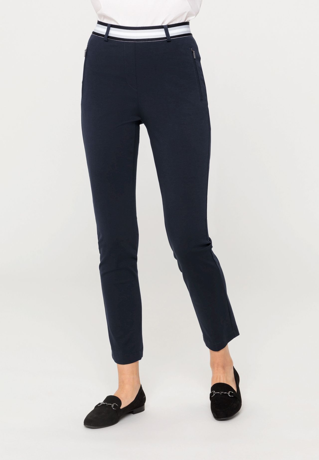 RAPHAELA BY BRAX Lillyth Stoffhose Reißverschlusstaschen Gummibund für Damen Begrenzte Freigabe