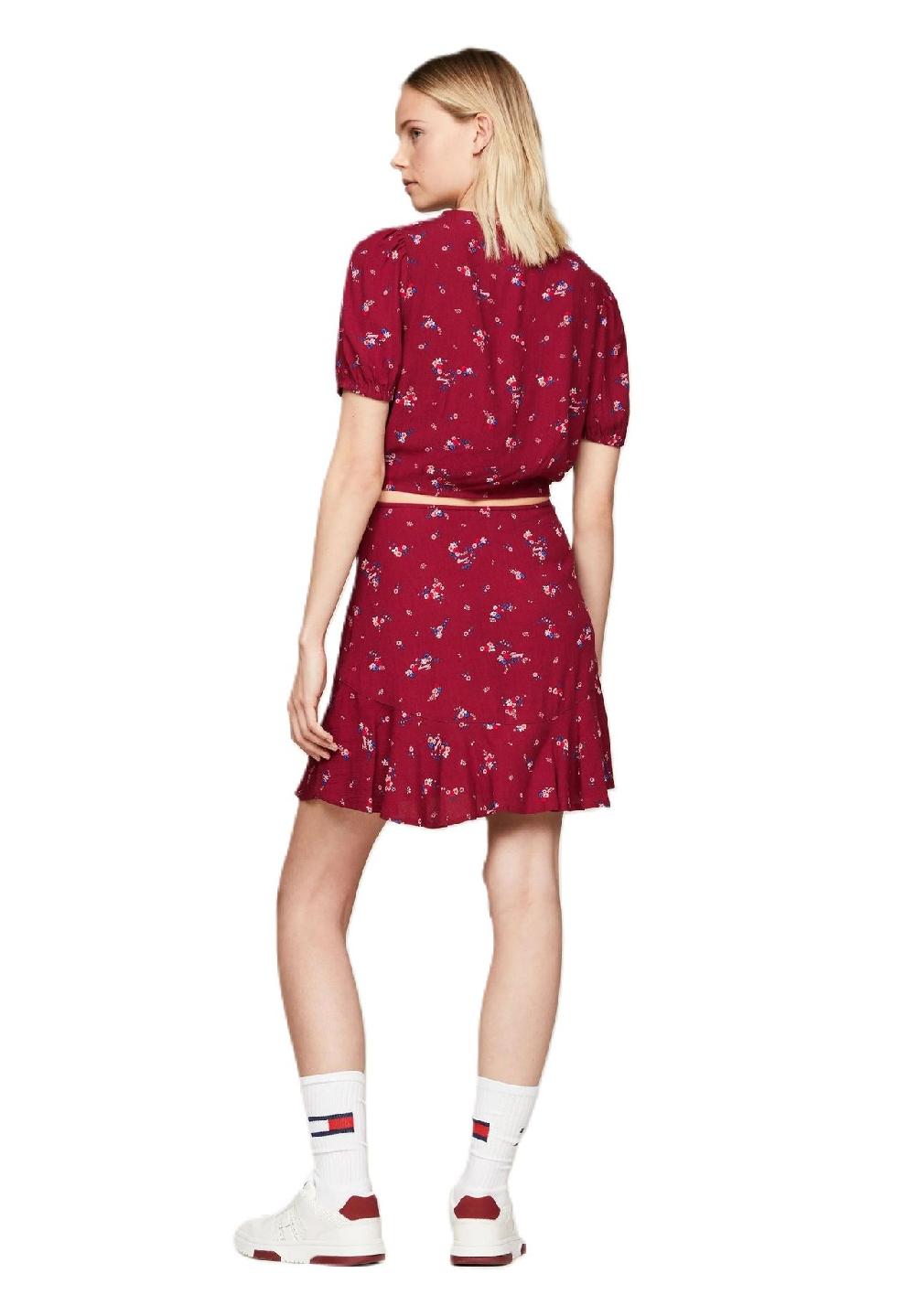 TOMMY Jeans Stufenrock Emblem für Damen Discount Store für neue Produkte