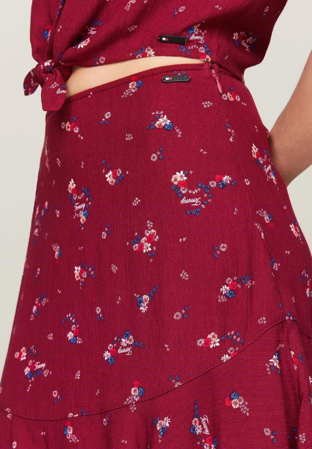 TOMMY Jeans Stufenrock Emblem für Damen Discount Store für neue Produkte