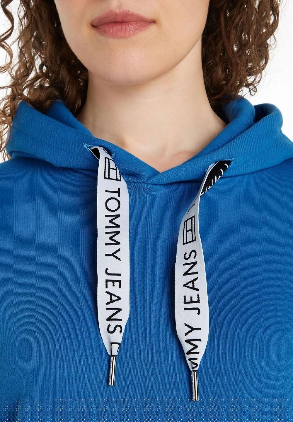 TOMMY Jeans Hoodie Tunnelzug Kapuze für Damen Super Rabatt
