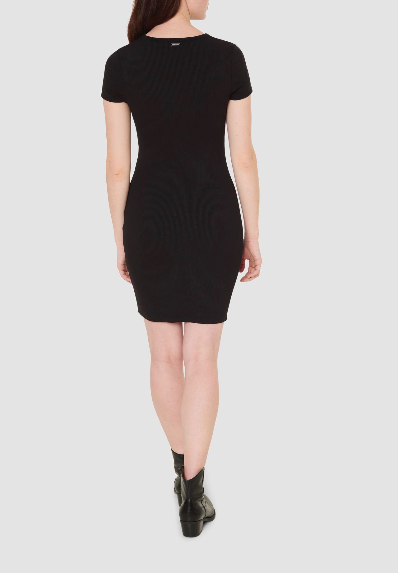 GUESS Kleid "Lana" Rundhals oberschenkellang Cutout für Damen Kostenloser Versand international