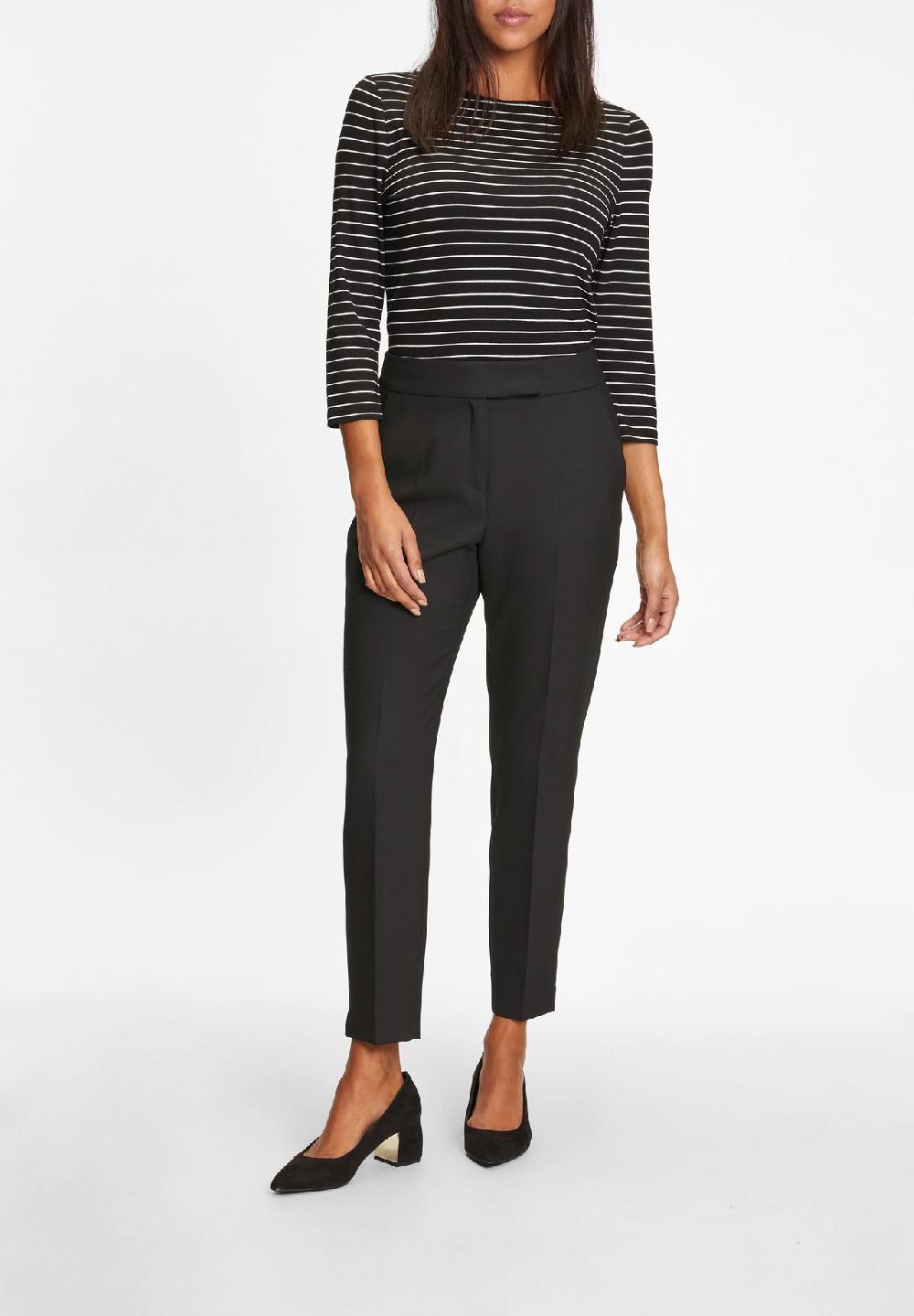 s.Oliver BLACK LABEL Stoffhose 7/8-Länge französische Taschen für Damen 50% Rabatt für begrenzte Zeit