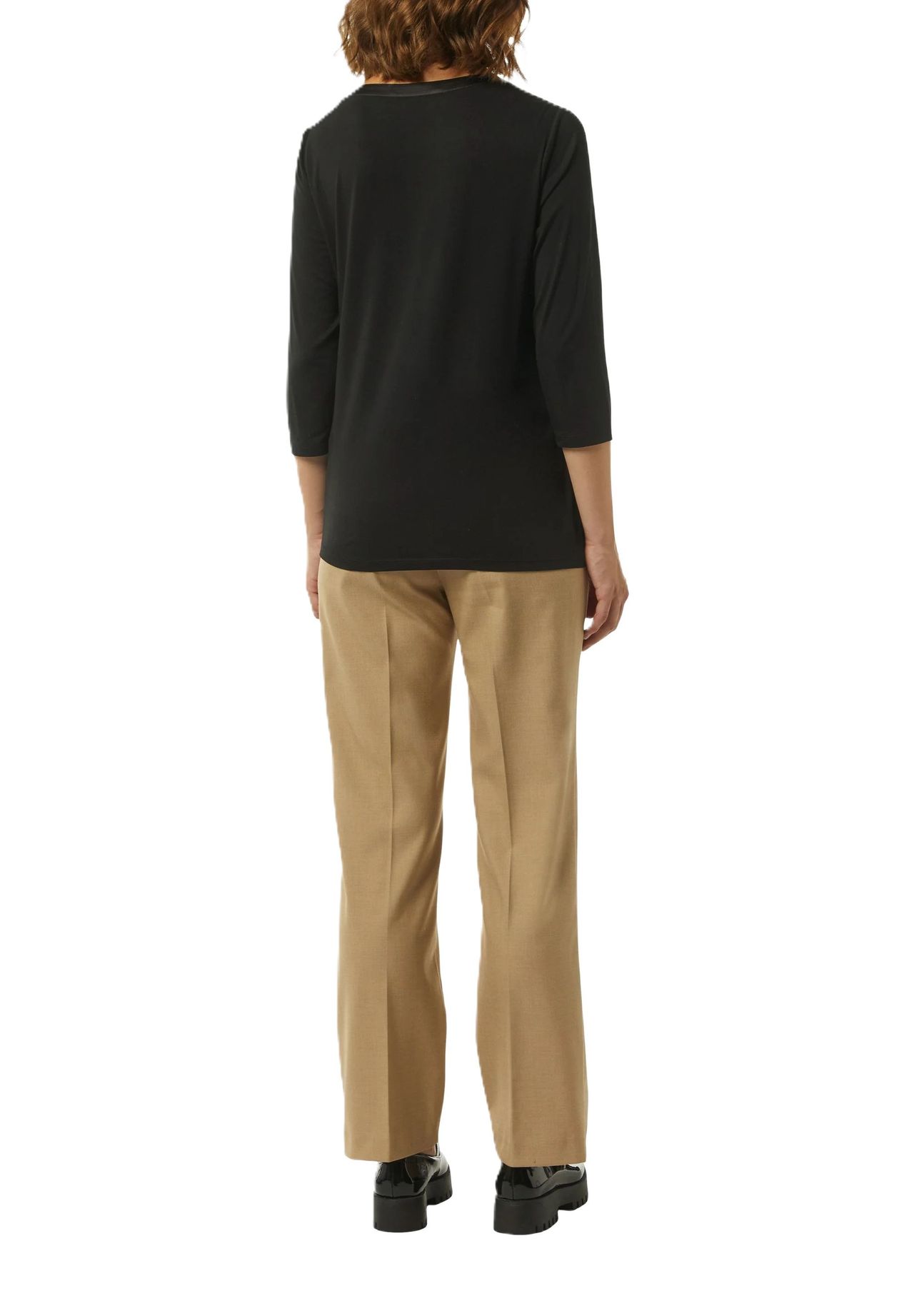 comma Shirtbluse 3/4-Arm Split-Neck für Damen Rabatte dieses Monats