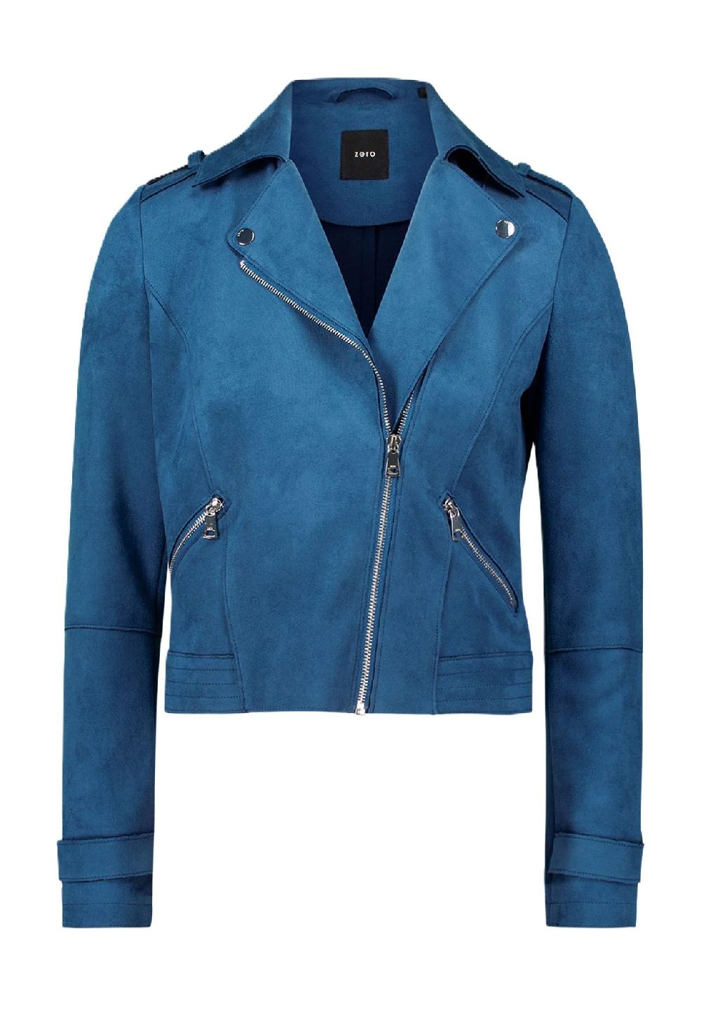 zero Bikerjacke Reißverschlusstaschen für Damen Vatertagsangebot