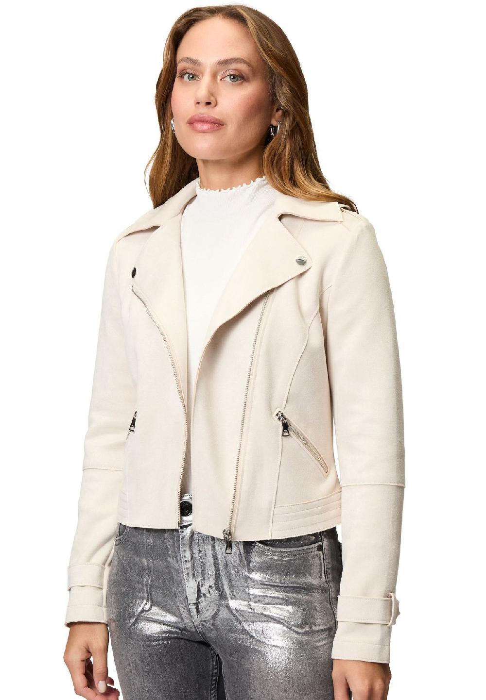 zero Bikerjacke Reißverschlusstaschen für Damen Valentinstagsangebot