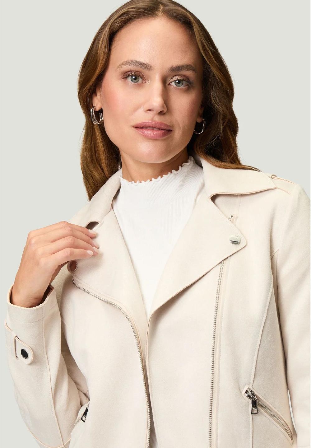zero Bikerjacke Reißverschlusstaschen für Damen Valentinstagsangebot