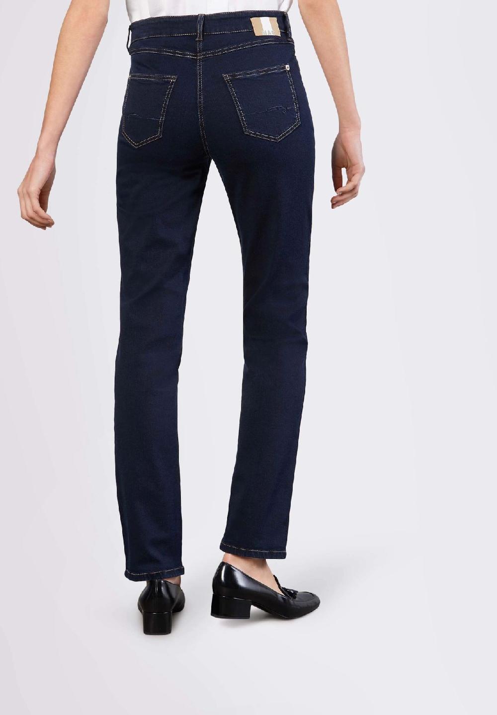 MAC Melanie Jeans Straight Fit Gürtelschlaufe für Damen Sonderangebote