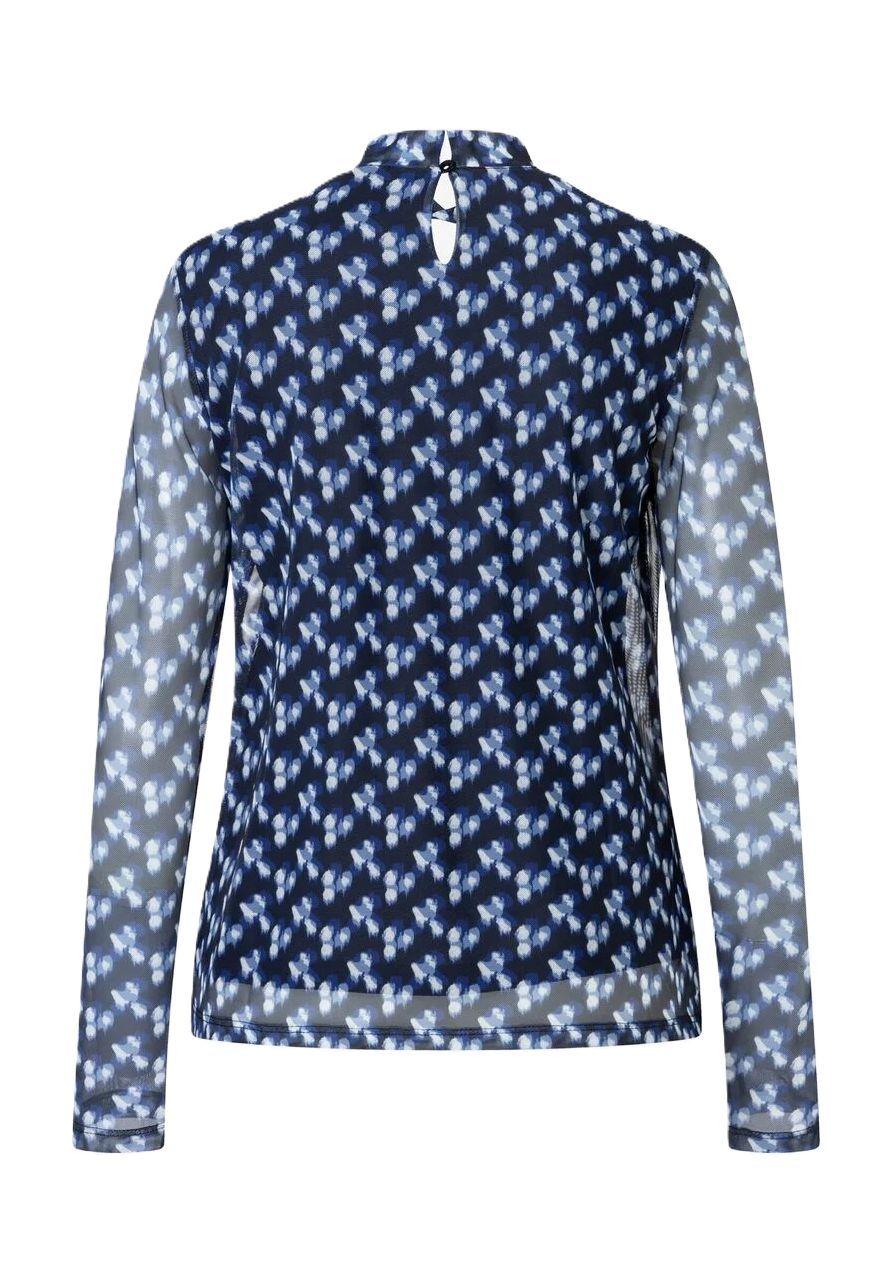 MORE & MORE Shirtbluse Schlüsselloch-Ausschnitt für Damen Super Sparpreis