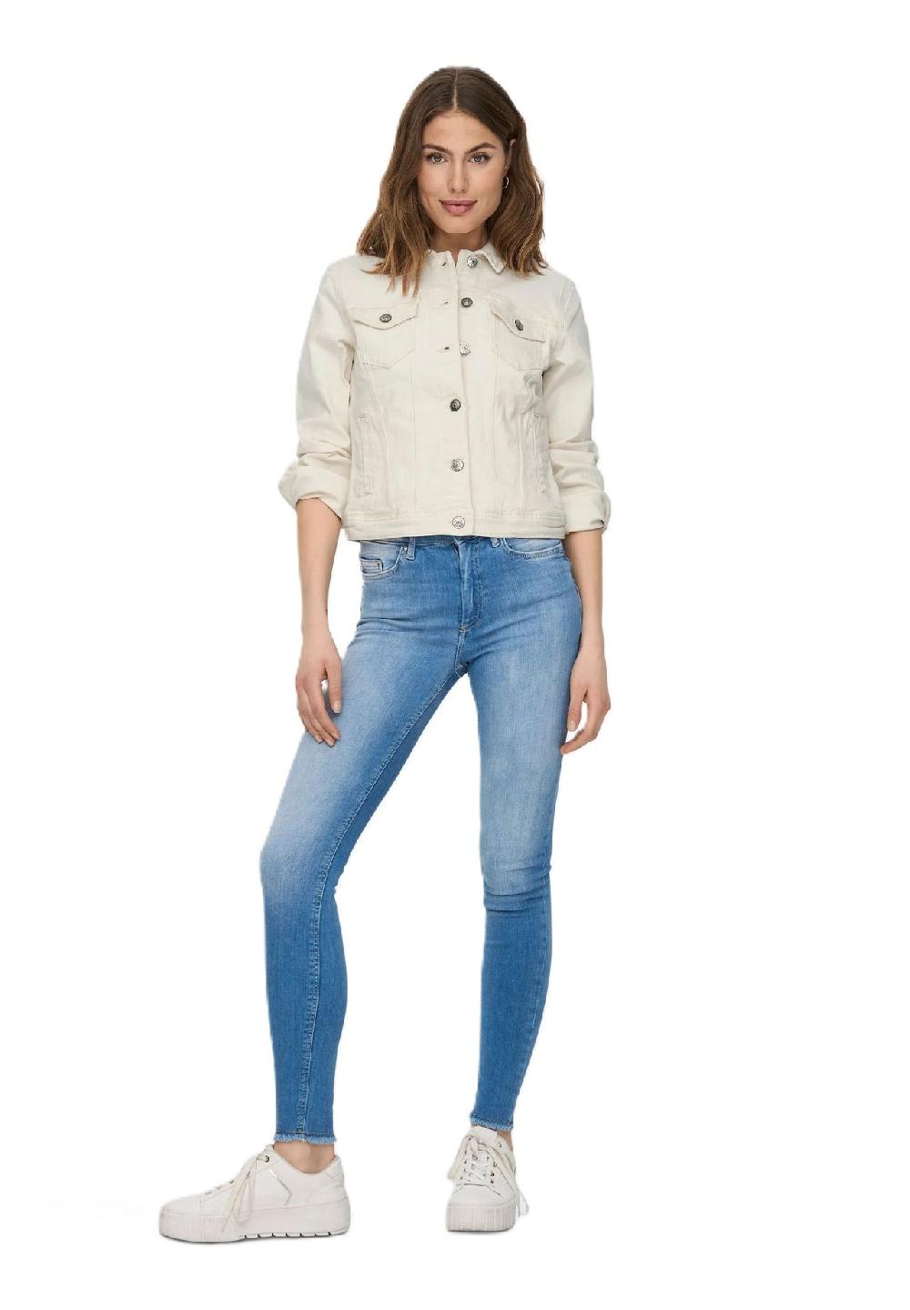 ONLY® Jeansjacke Klappkragen für Damen Letzte 2 Tage