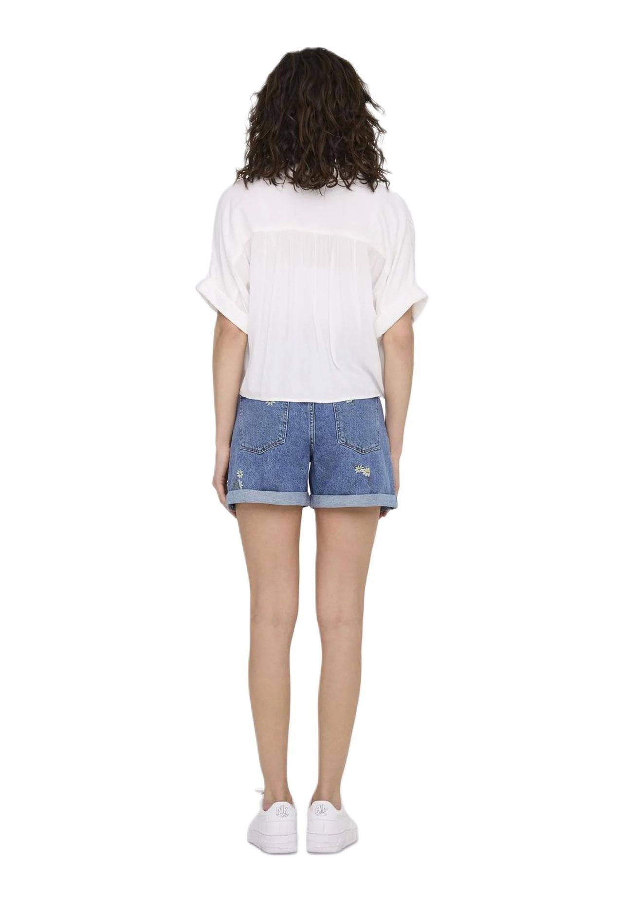 ONLY® Hemdbluse Reverskragen Knoten-Detail für Damen Bis zu 50% Rabatt
