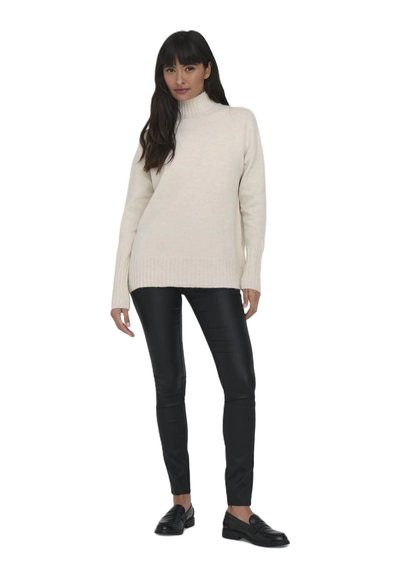 ONLY® Strickpullover "Gabriel" Stehkragen für Damen Nur für heute