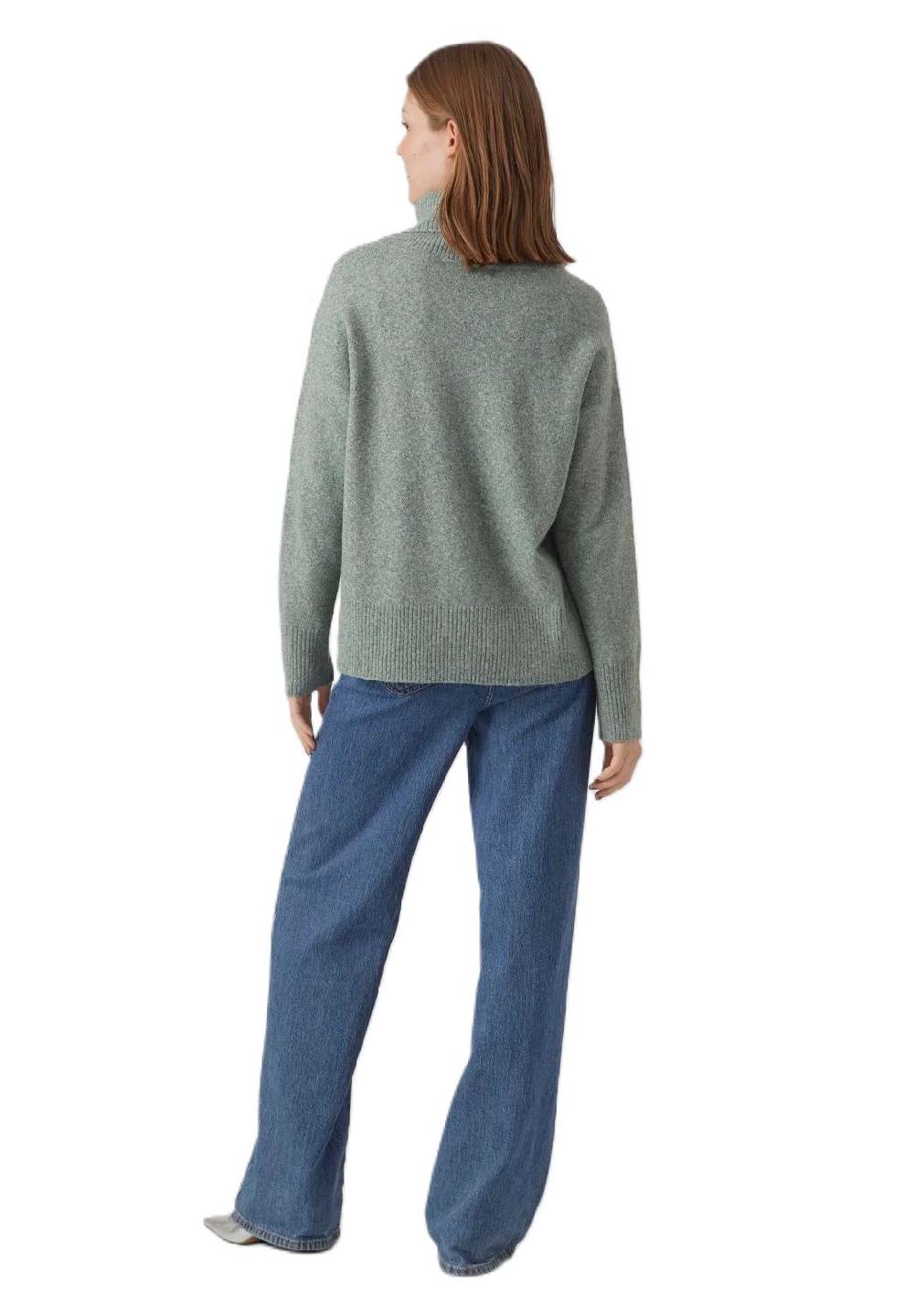 VERO MODA® Strickpullover Regular-Fit Rollkragen für Damen Vierteljährliche Förderung