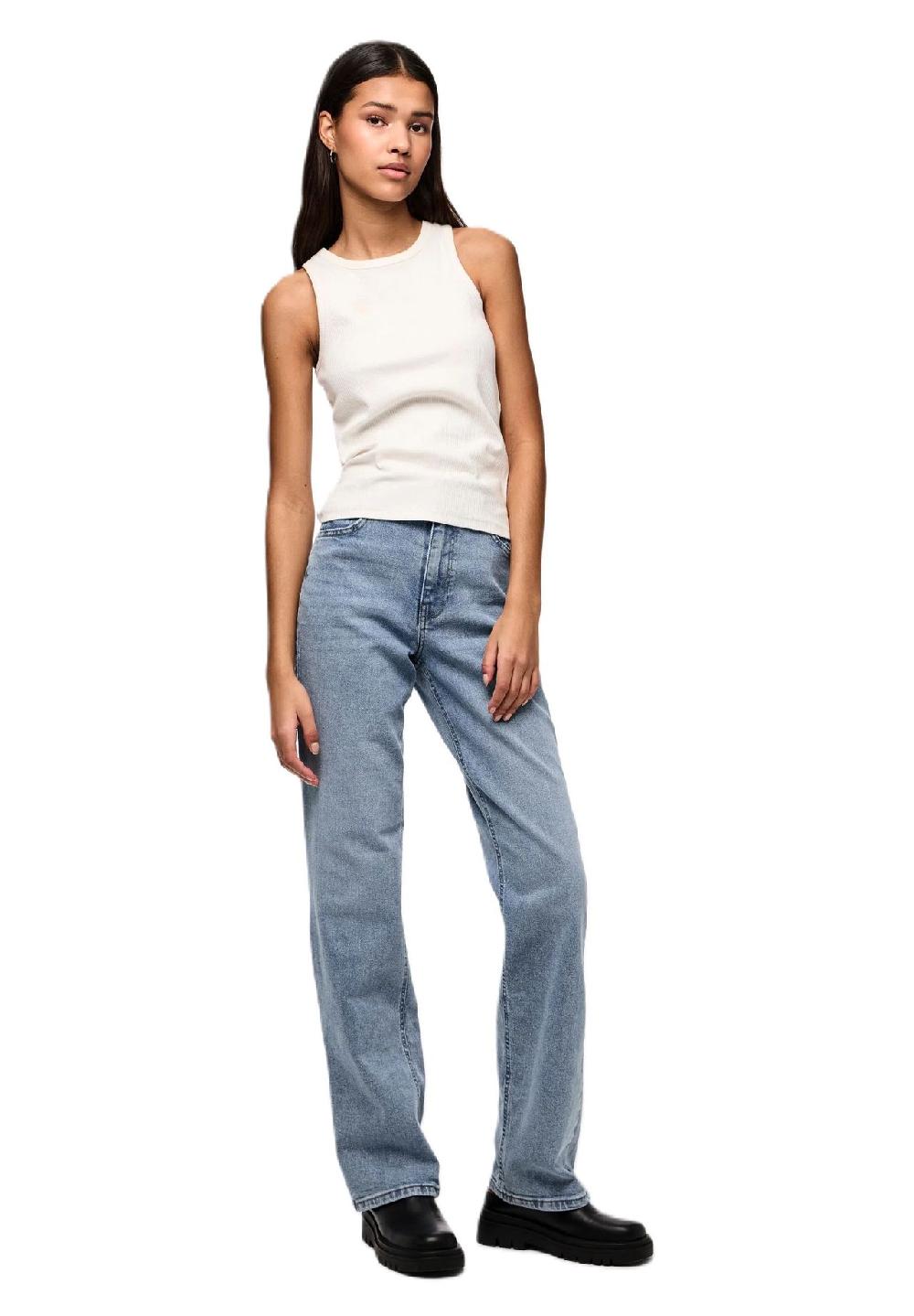 PIECES Jeanshose "Kelly" High Waist für Damen Fabrikladen
