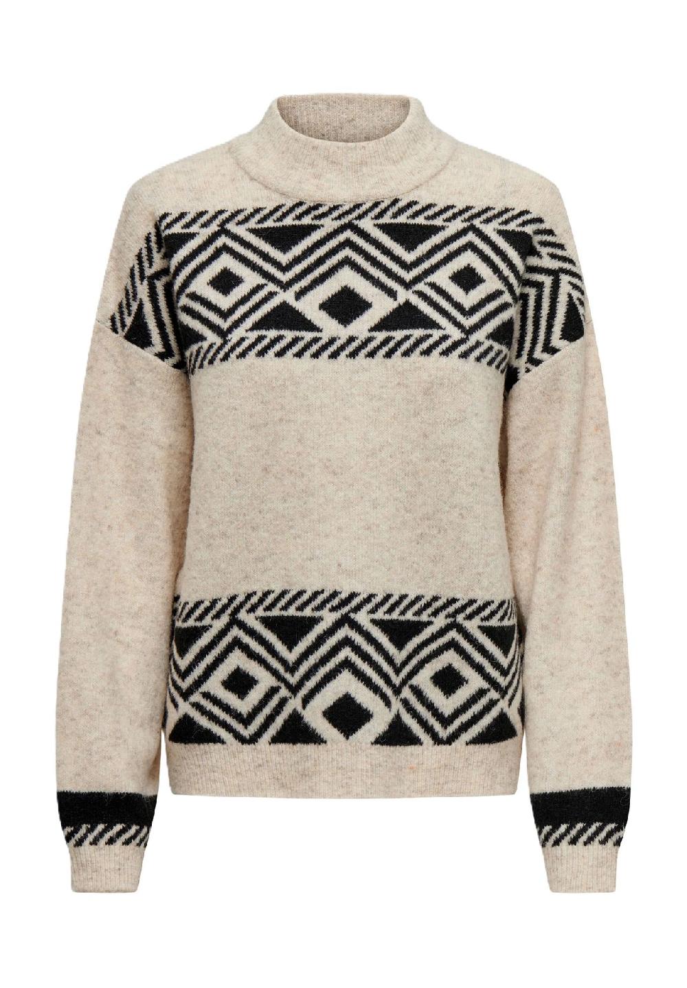 ONLY® Strickpullover "Victor" Stehkragen für Damen Black Friday Preise