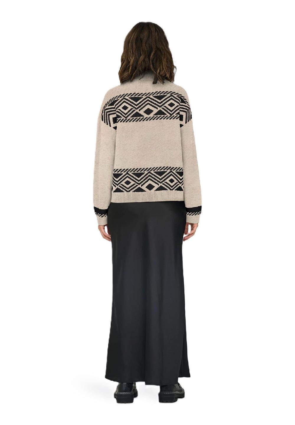 ONLY® Strickpullover "Victor" Stehkragen für Damen Black Friday Preise