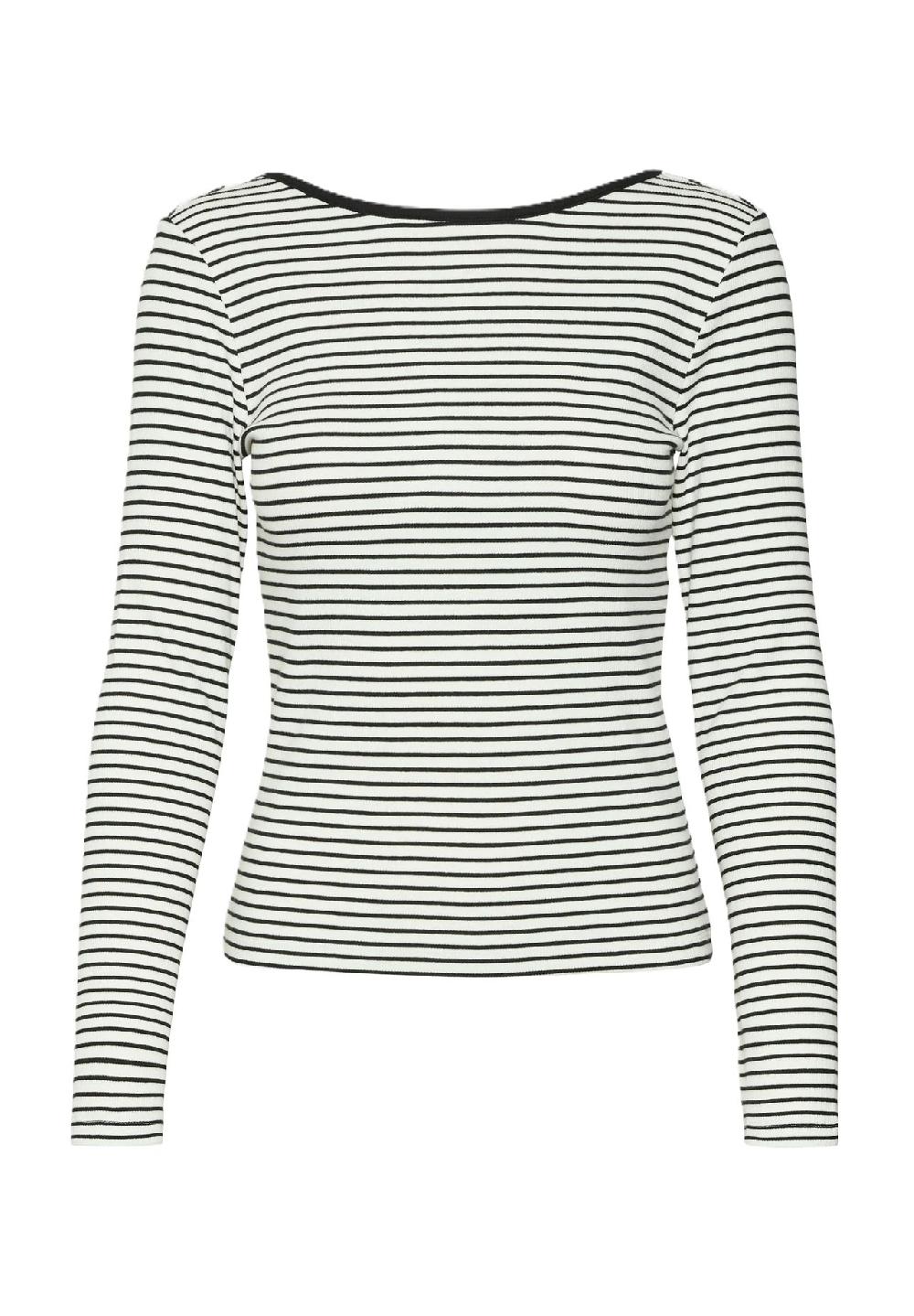 VERO MODA® Langarmshirt "Chloe" U-Ausschnitt für Damen Auslauf