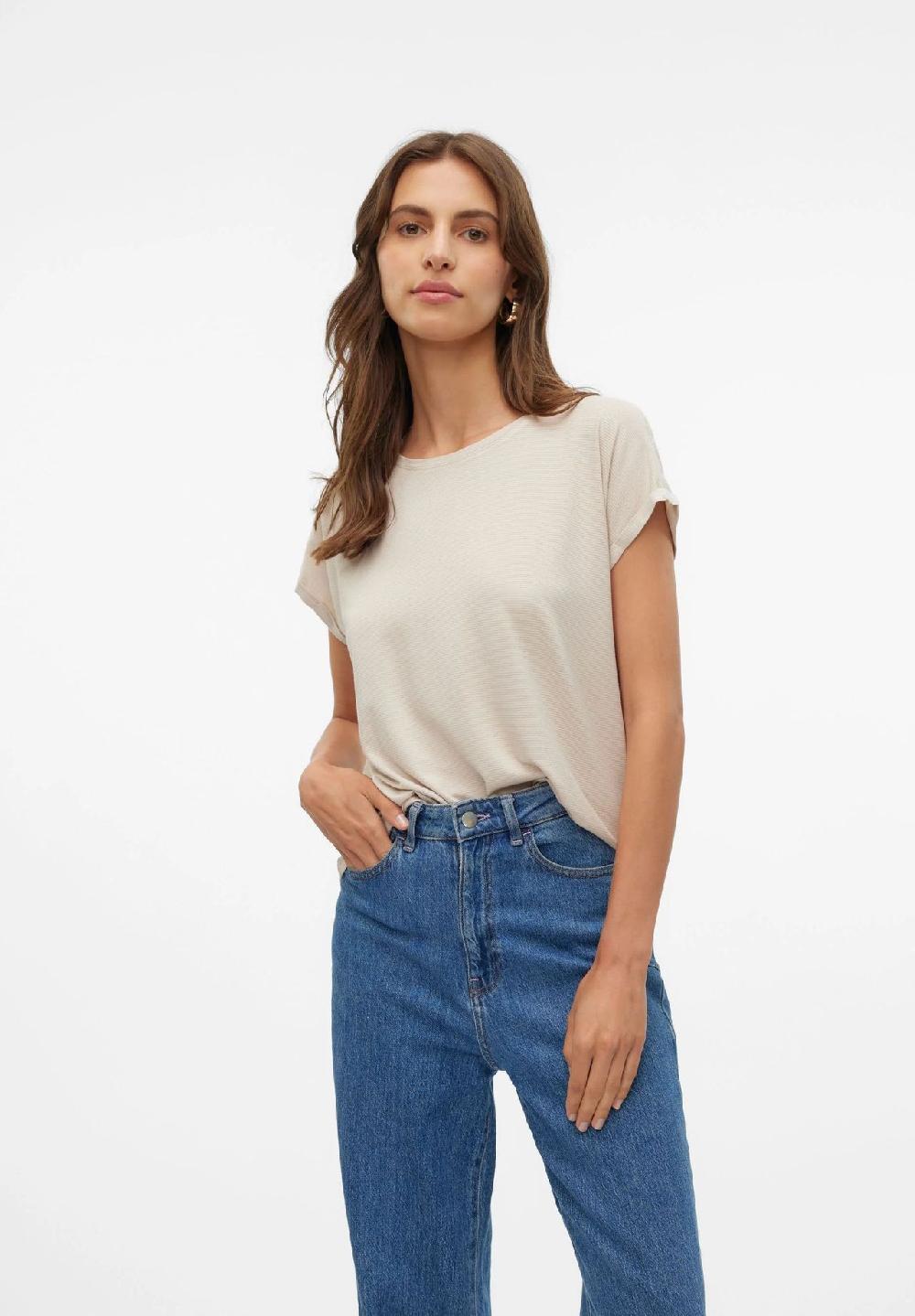 VERO MODA® T-Shirt "Lava" Rundhals für Damen Verkauf