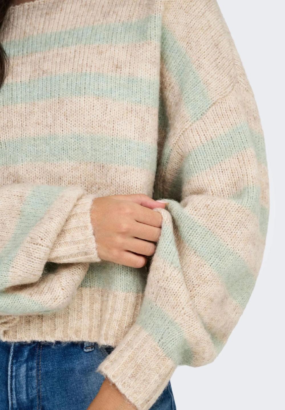 ONLY® Strickpullover U-Boot Ausschnitt für Damen im Angebot