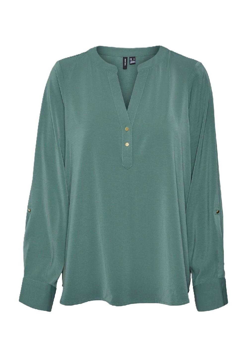 VERO MODA® Blusenshirt Split-Neck für Damen Günstiger Verkauf