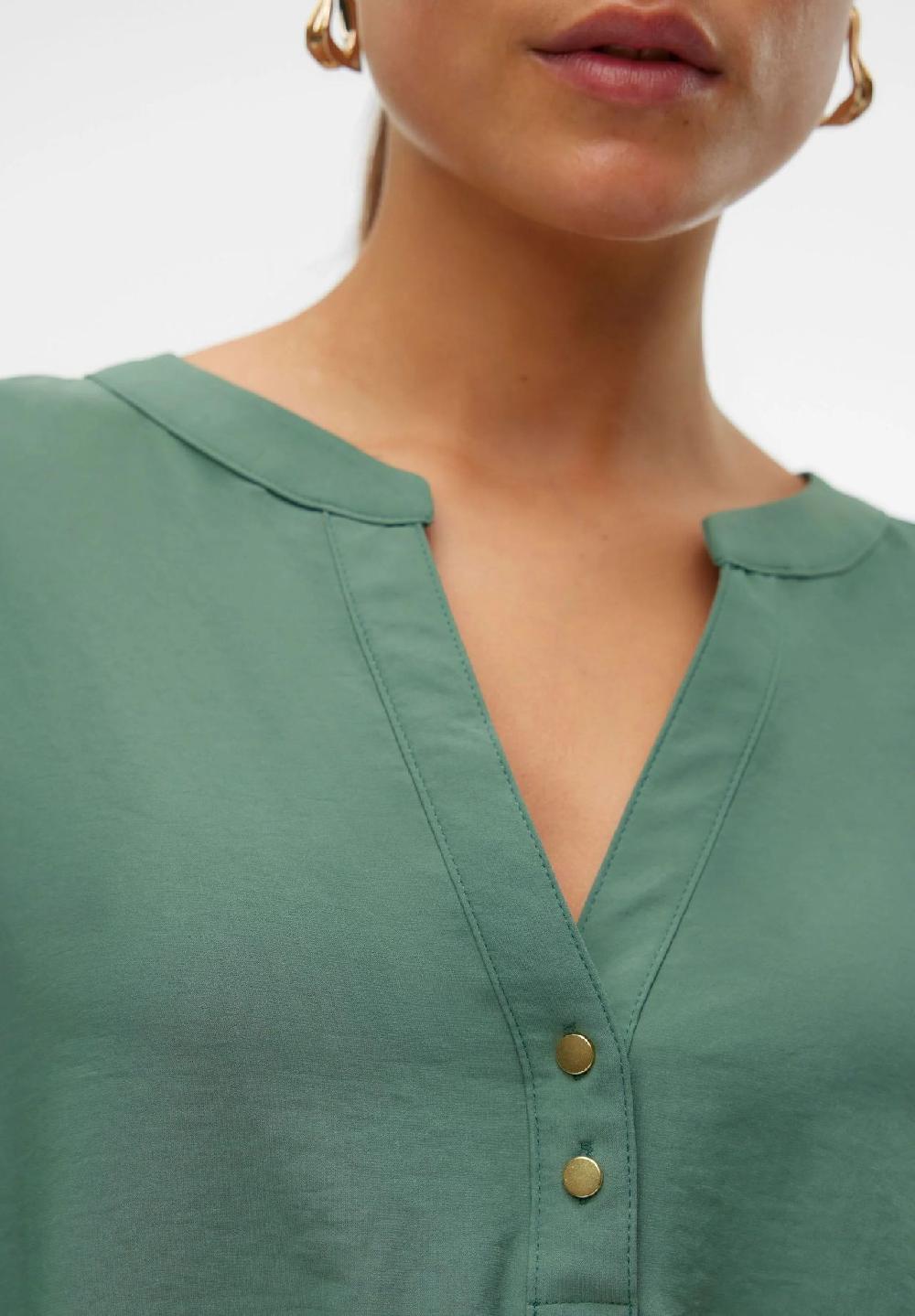 VERO MODA® Blusenshirt Split-Neck für Damen Günstiger Verkauf