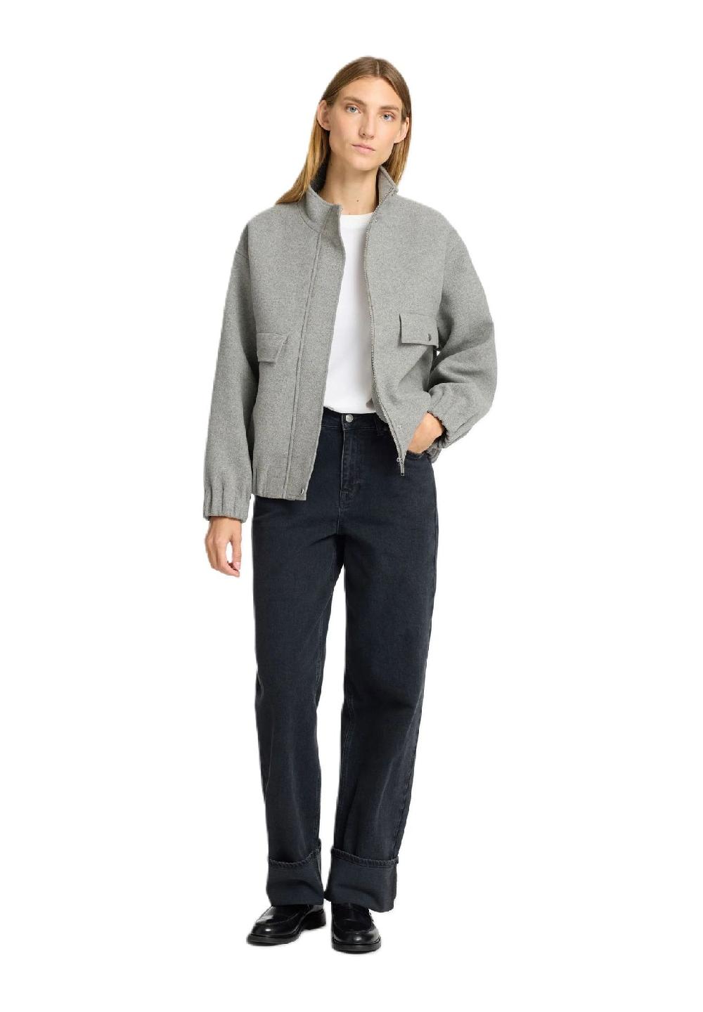 SELECTED FEMME Blouson Stehkragen Raglan-Ärmel für Damen Rabatt