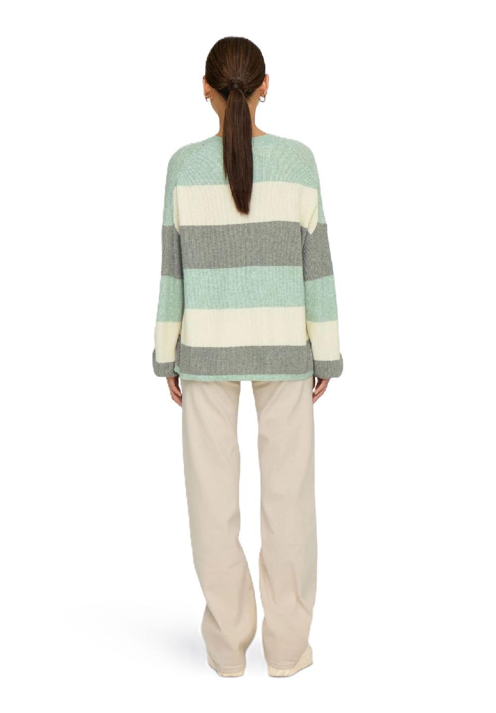 ONLY® Pullover Streifen Ballonärmel für Damen Großer Ausverkauf
