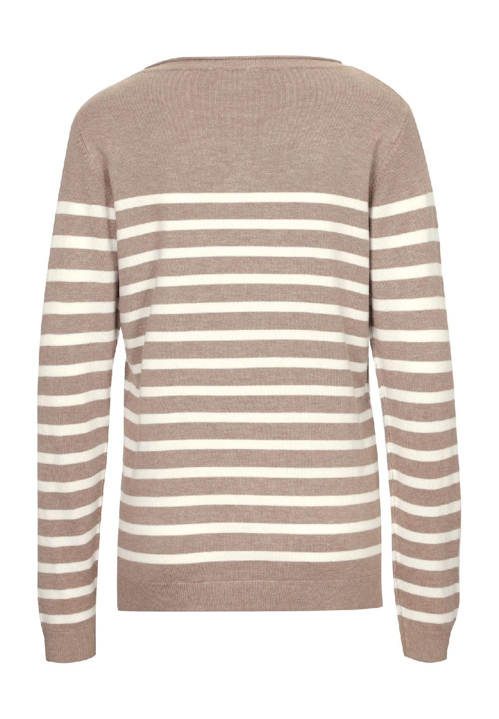 GALERIA essentials Pullover Rundhalsausschnitt Langarm Streifen für Damen Exklusivangebot