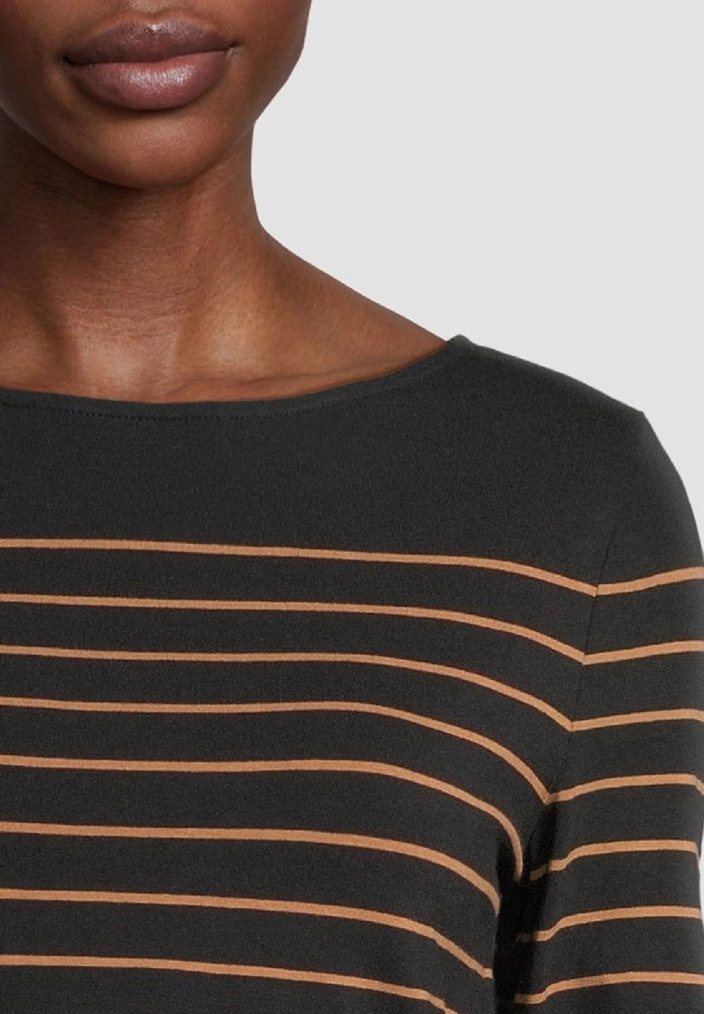MANGUUN collection Langarmshirt U-Boot-Ausschnitt für Damen Heißer Verkauf