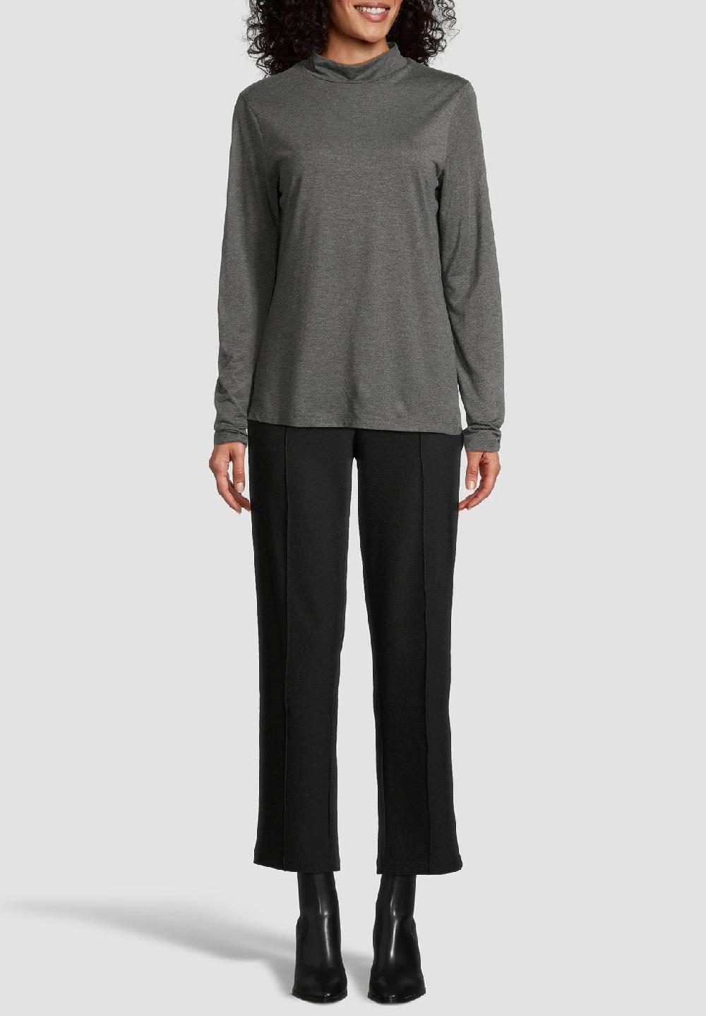 MANGUUN collection Langarmshirt Stehkragen für Damen Neueste Mode