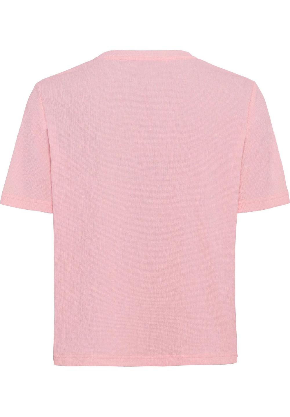 MANGUUN collection Shirt Rundhals-Ausschnitt strukturierte Optik für Damen Große Rabatte