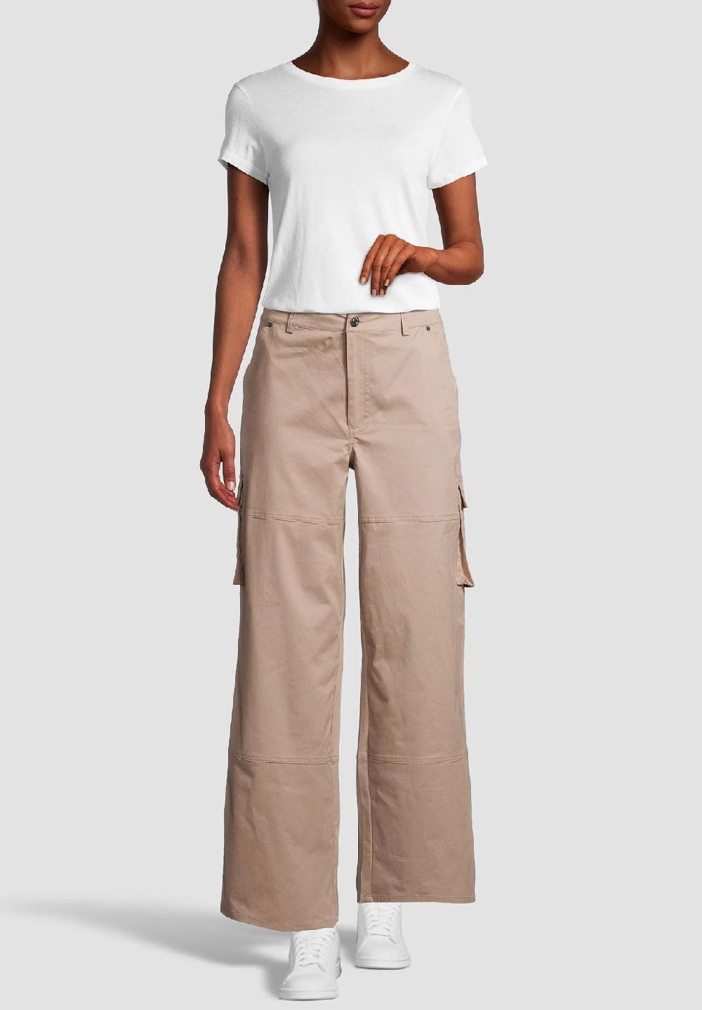 MANGUUN Cargohose Baumwolle-Stretch knöchellang für Damen Riesige Ersparnisse