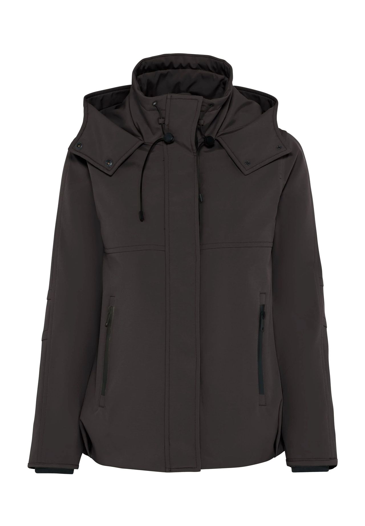 MANGUUN Übergangsjacke Kapuze Reißverschlusstaschen für Damen Super Sparpreis