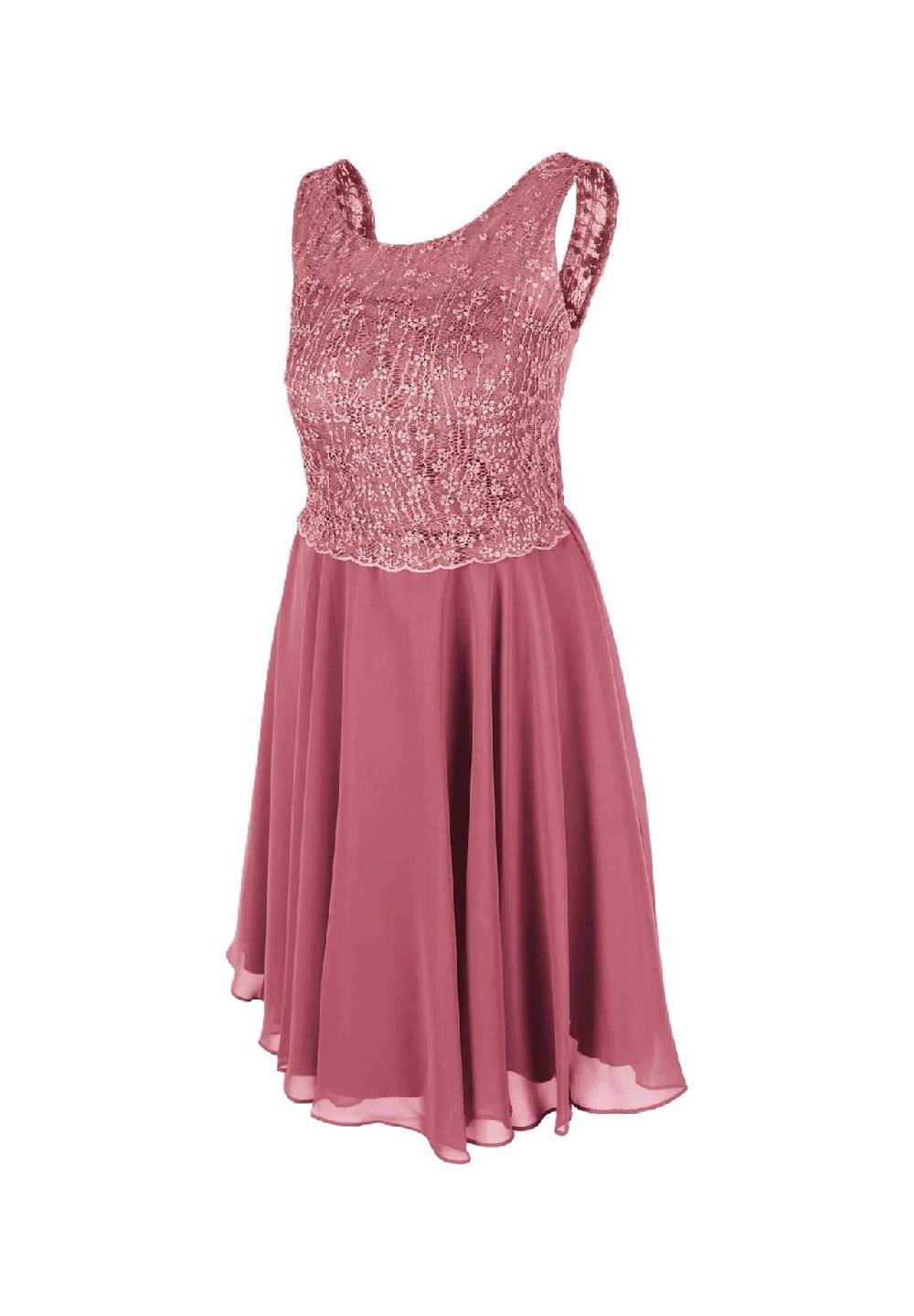 G.O.L.® Cocktailkleid Chiffon 3/4-lang U-Ausschnitt für Kinder Letzte 2 Tage