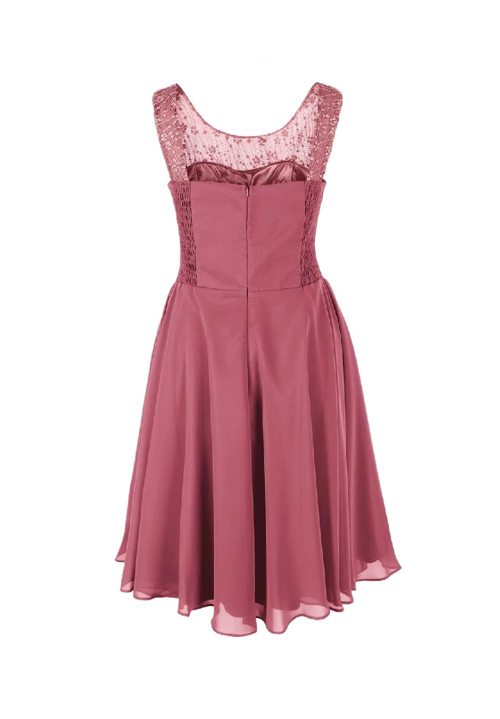 G.O.L.® Cocktailkleid Chiffon 3/4-lang U-Ausschnitt für Kinder Letzte 2 Tage