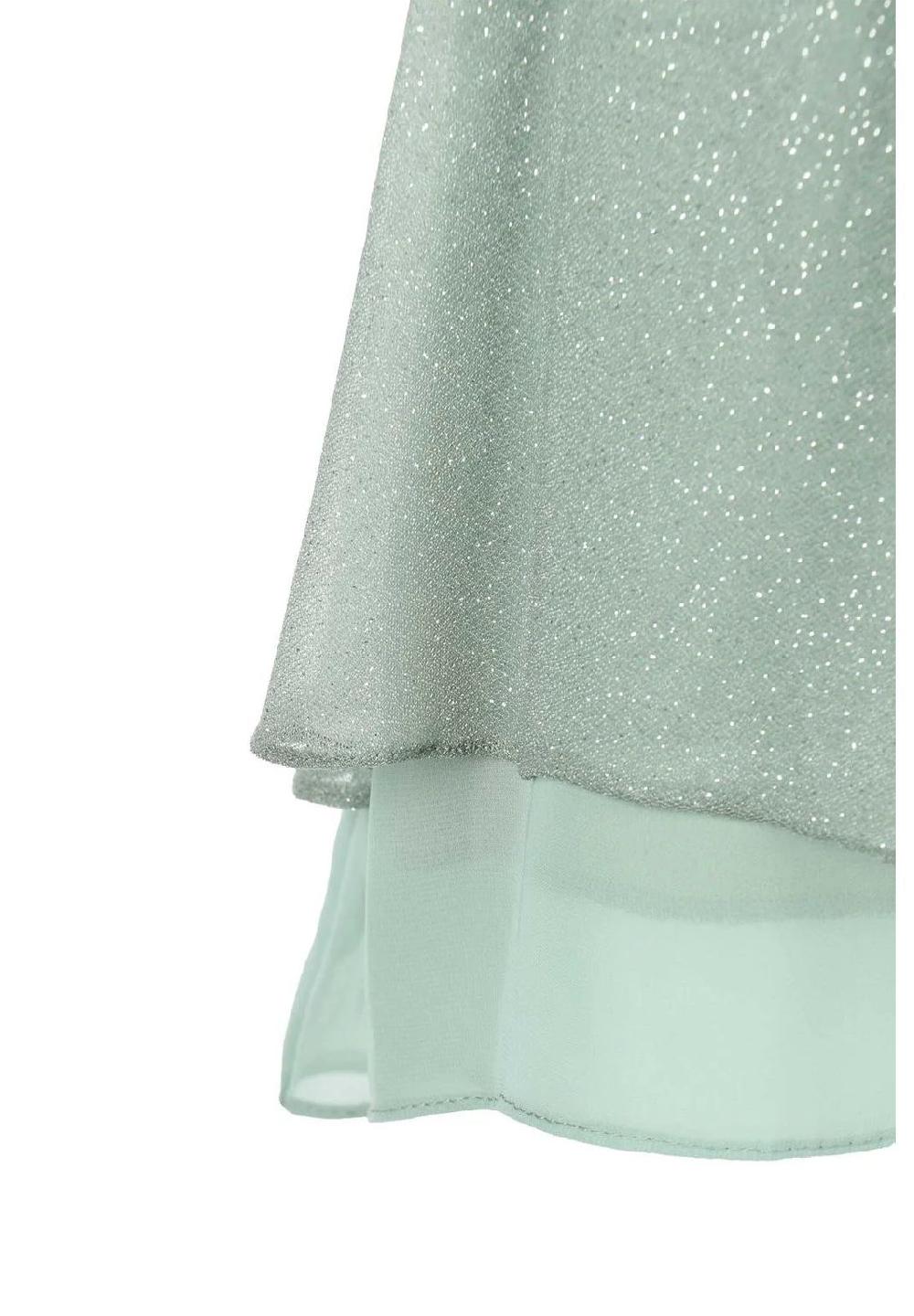 G.O.L.® Cocktailkleid Glitzertüll Bindegürtel für Kinder Letzter Tag